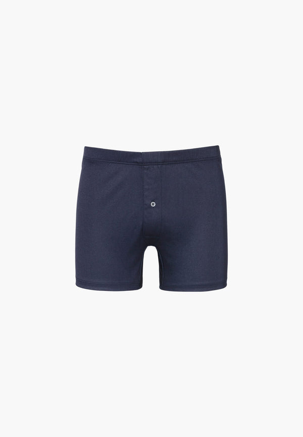 Sea Island | Boxer Shorts, open fly - navy - ZIMMERLI SWITZERLAND