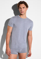 Cozy Comfort | T-Shirt kurzarm - blue mélange