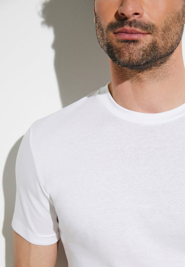 Business Class | T-Shirt Short Sleeve - white - Zimmerli of