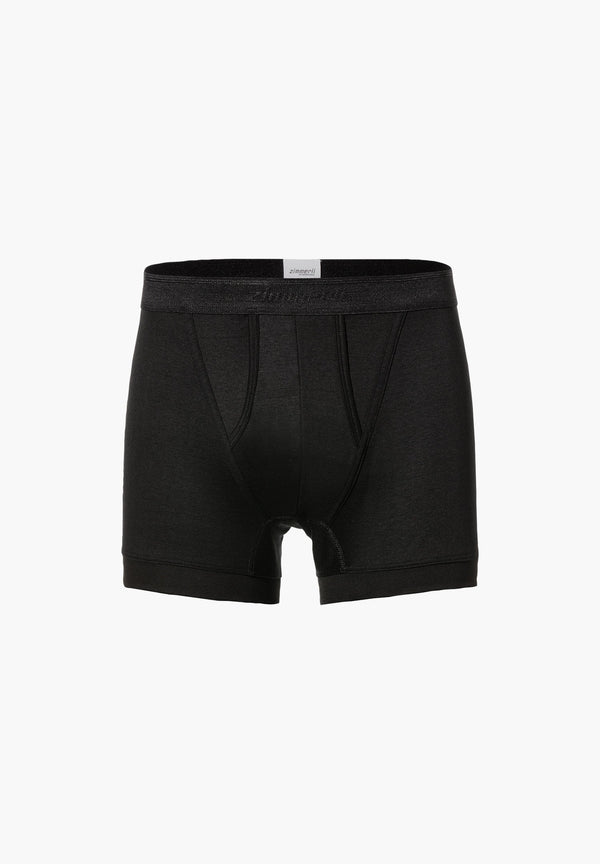 2枚セット zimmerli Boxer Briefs 黒 新品未使用 Business Class | Boxer Brief, open fly - black - ZIMMERLI SWITZERLAND
