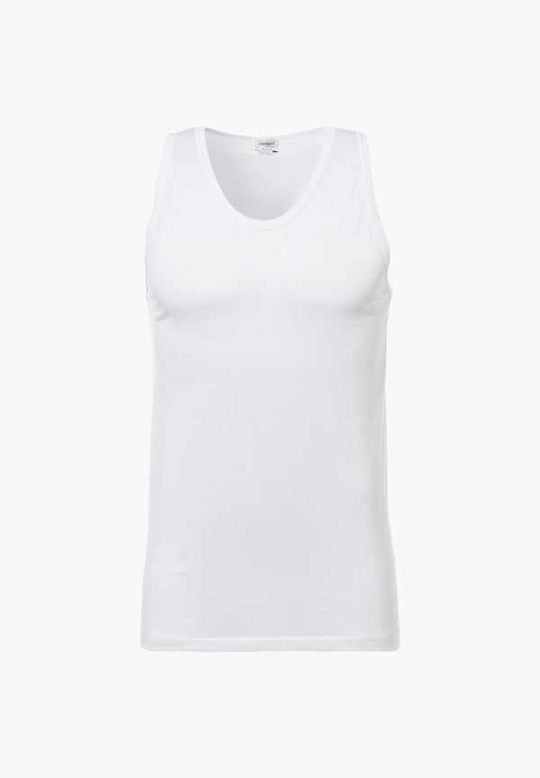 Royal Classic | Tank Top, super fine - white - ZIMMERLI SWITZERLAND