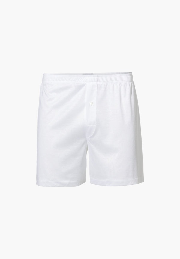 Royal Classic | Boxer Shorts, open fly, super fine - white