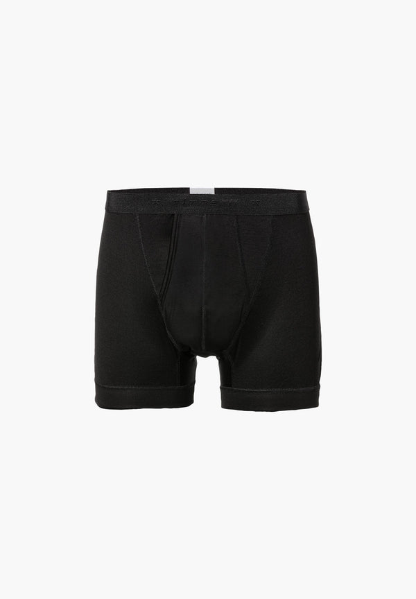 Royal Classic | Boxer Brief, open fly, super fine - black