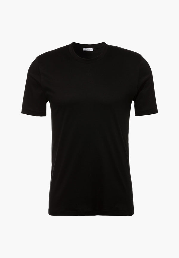 Sea Island | T-shirt short sleeve, round neck, regular fit - black