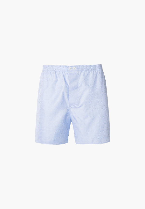 Sea Island Woven | Boxer Shorts - blue - ZIMMERLI SWITZERLAND