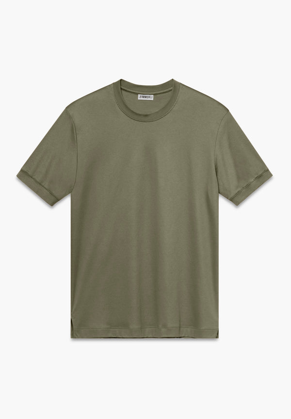 Zimmerli ヅィメリー　SHIRTSS　CLASSIC　サイズM Sea Island | Short-Sleeve T-Shirt, Swiss-Made Ready-to-Wear for