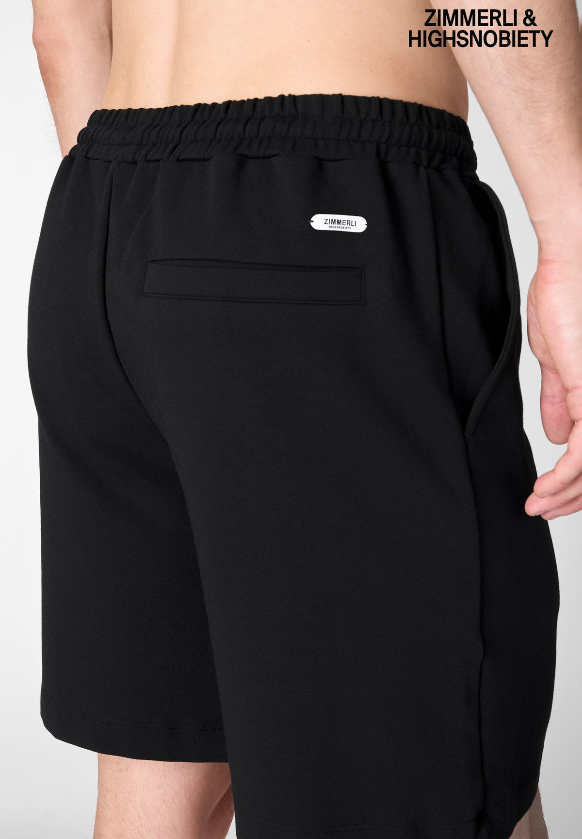 ZIMMERLI & HIGHSNOBIETY [PRE ACCESS] | Collab Pintuck Hose kurz - schwarz