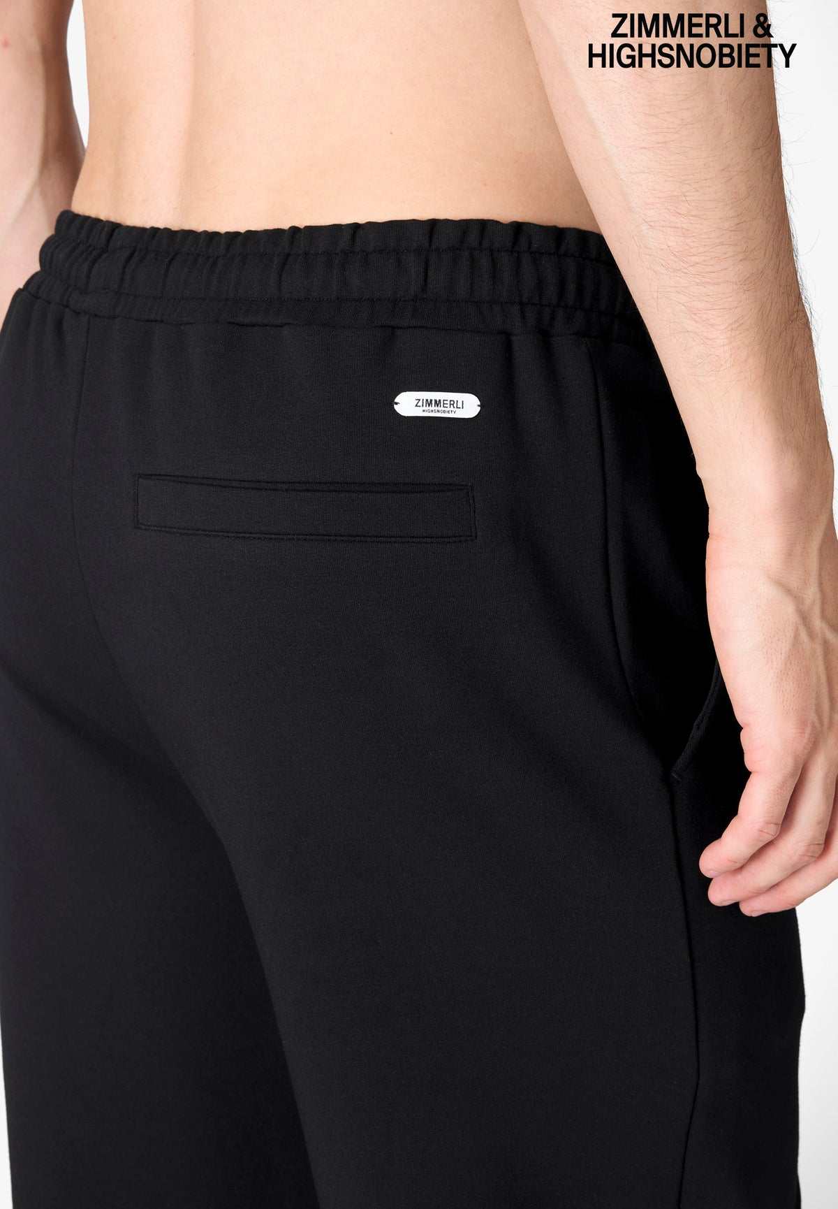 ZIMMERLI & HIGHSNOBIETY [PRE ACCESS] | Collab Pintuck Hose lang - schwarz