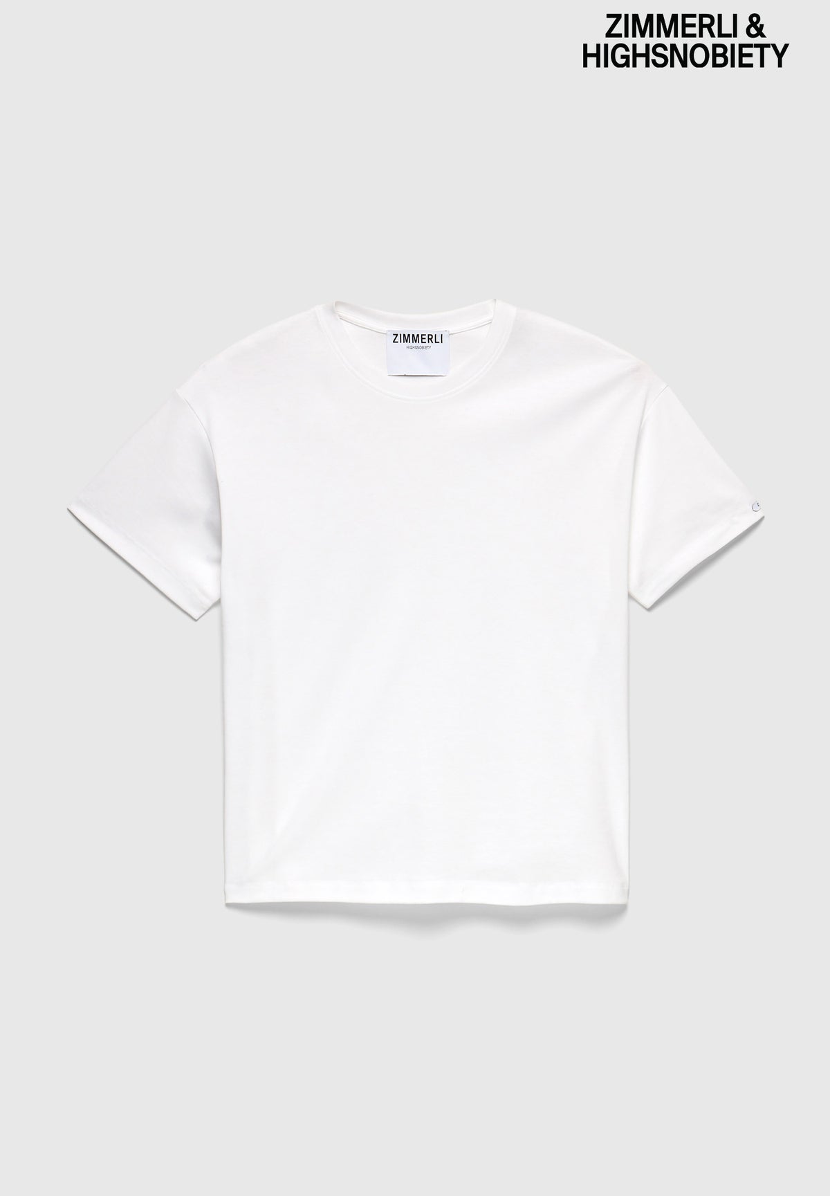 ZIMMERLI & HIGHSNOBIETY [PRE ACCESS] | Collab T-Shirt kurzarm, R-Neck - weiss