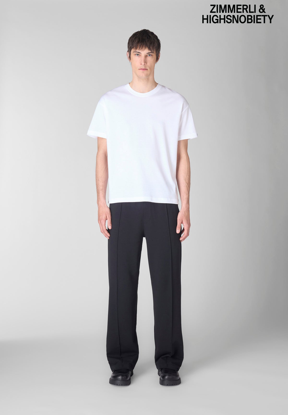 ZIMMERLI & HIGHSNOBIETY [PRE ACCESS] | Collab T-Shirt kurzarm, R-Neck - weiss