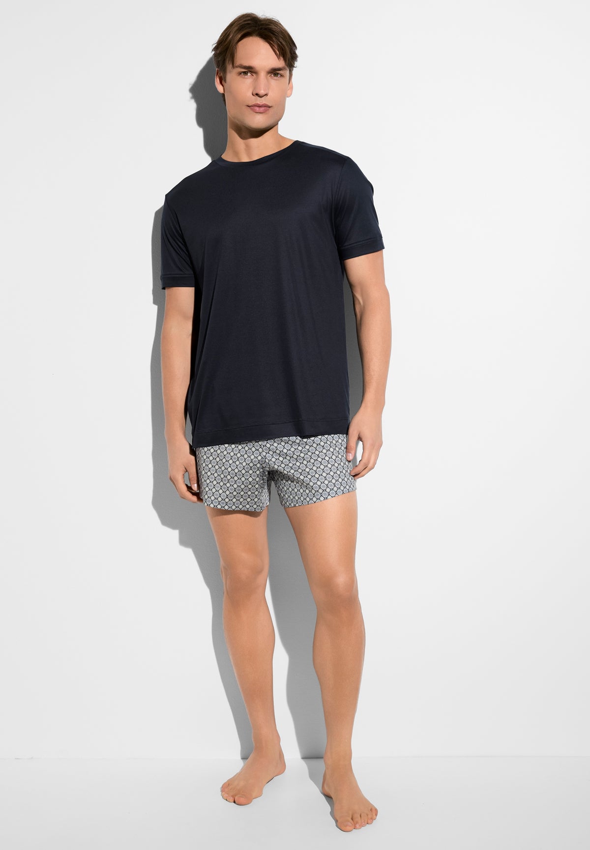 Sustainable Luxury | T-Shirt kurzarm - navy