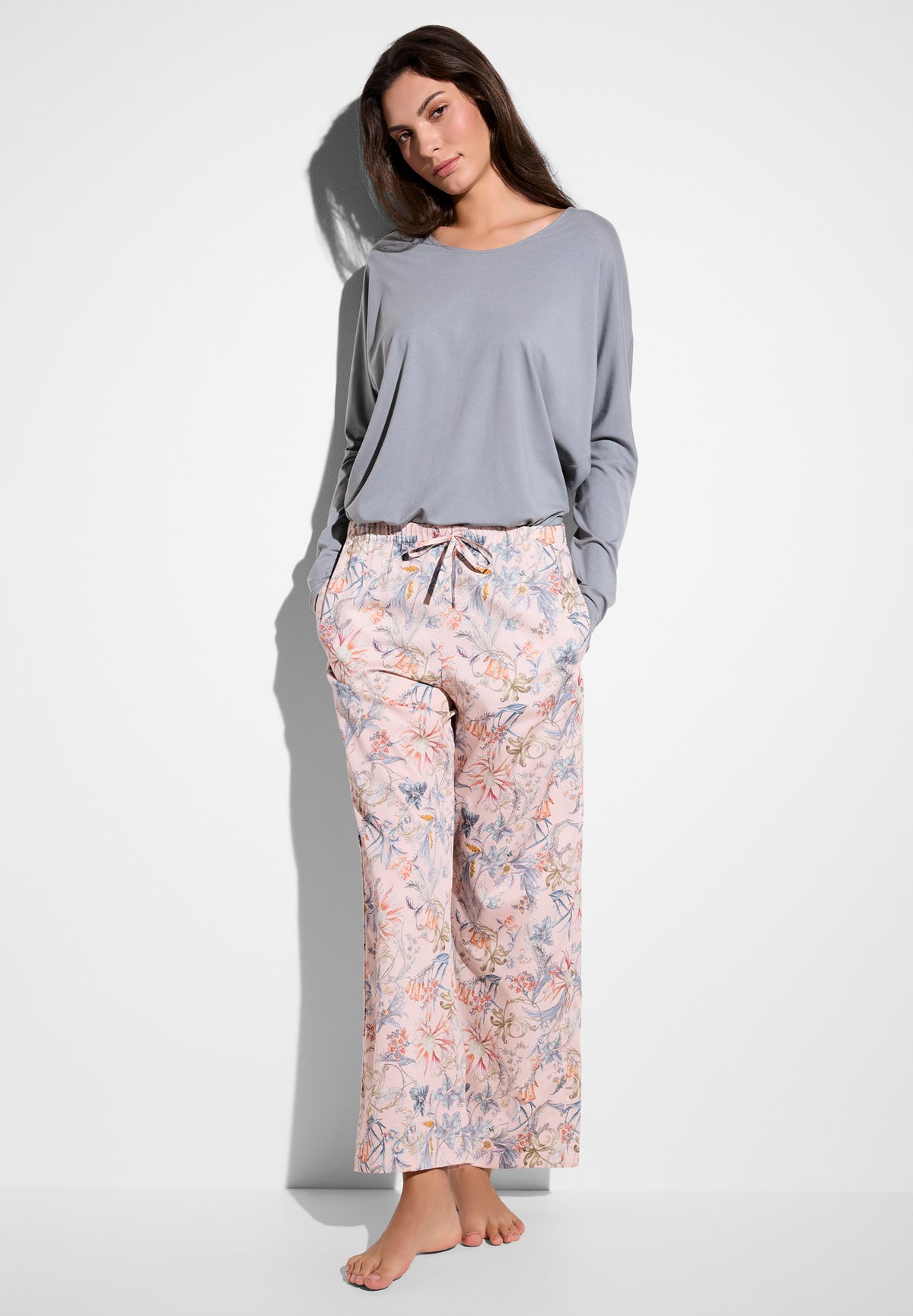 Pureness | T-Shirt langarm - steel blue