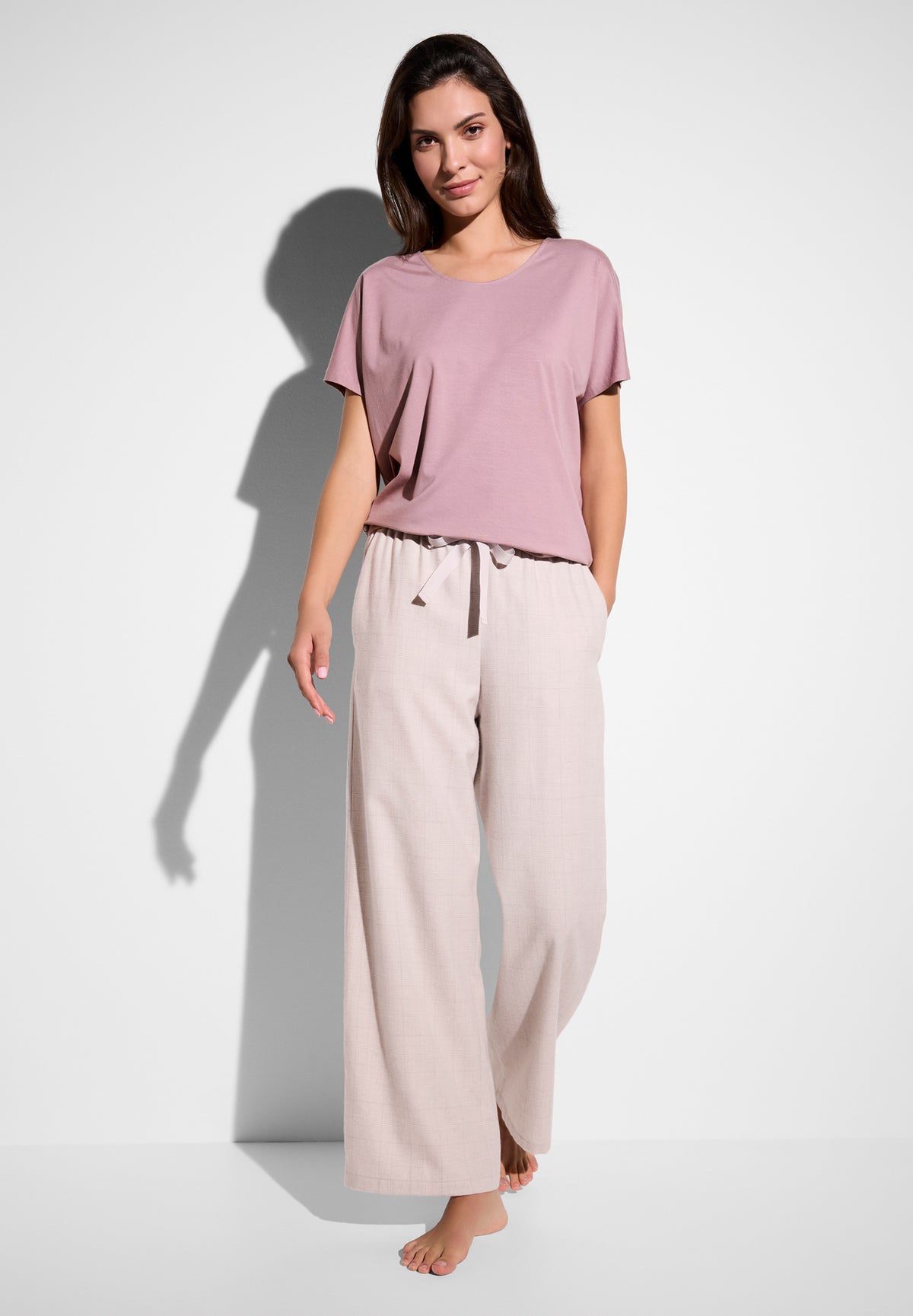 Pureness | T-Shirt kurzarm - mauve
