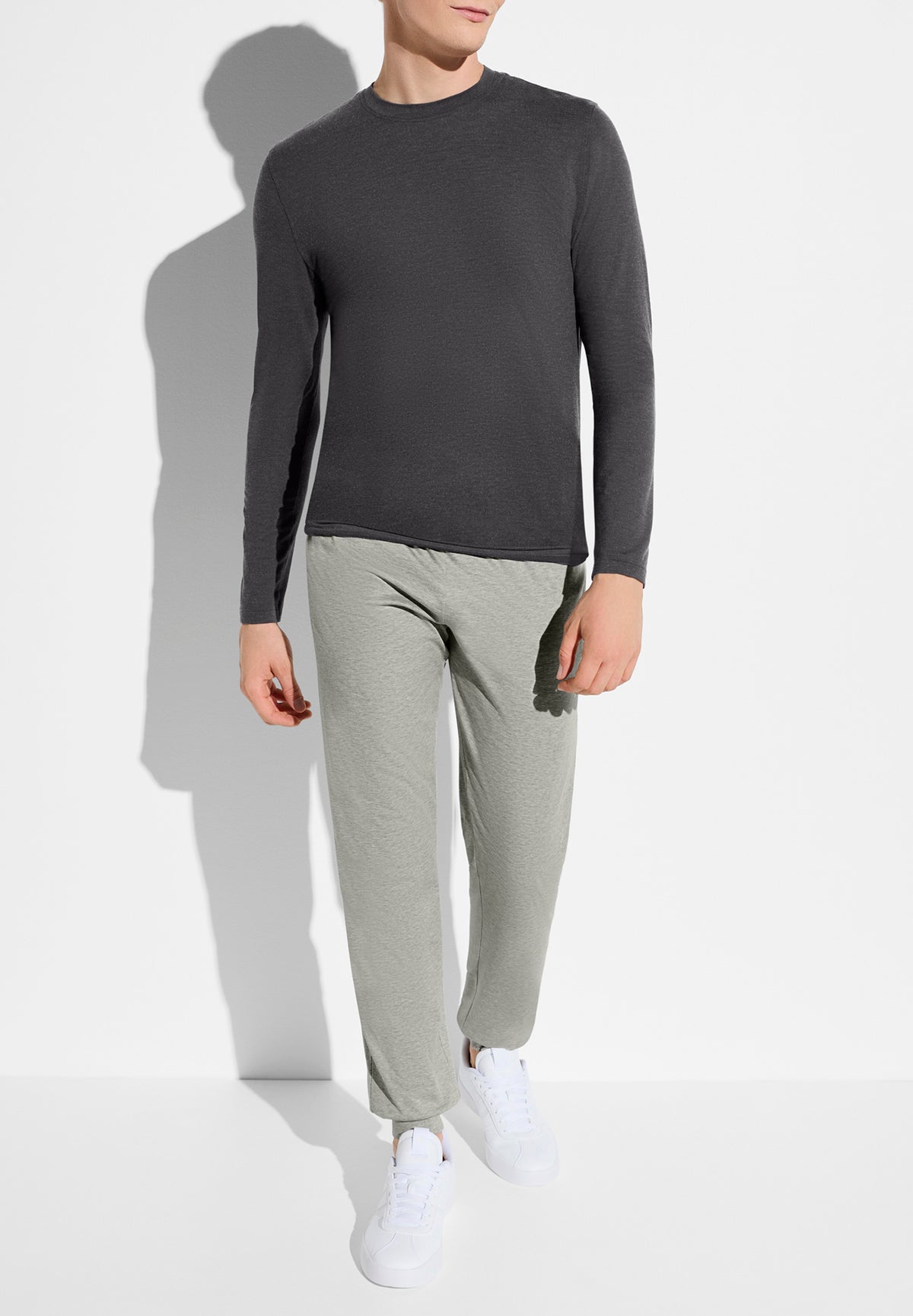 Cozy Comfort | T-Shirt langarm - graphit