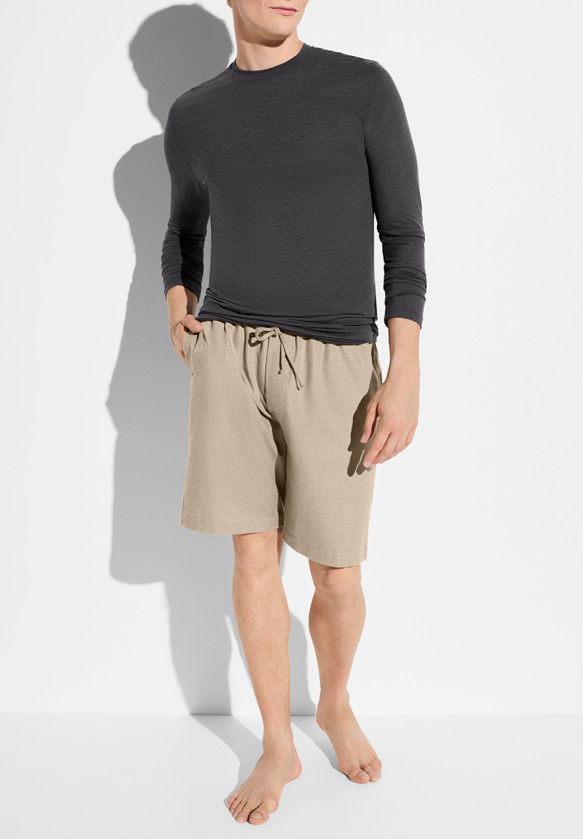 Cozy Comfort | T-Shirt langarm - graphit