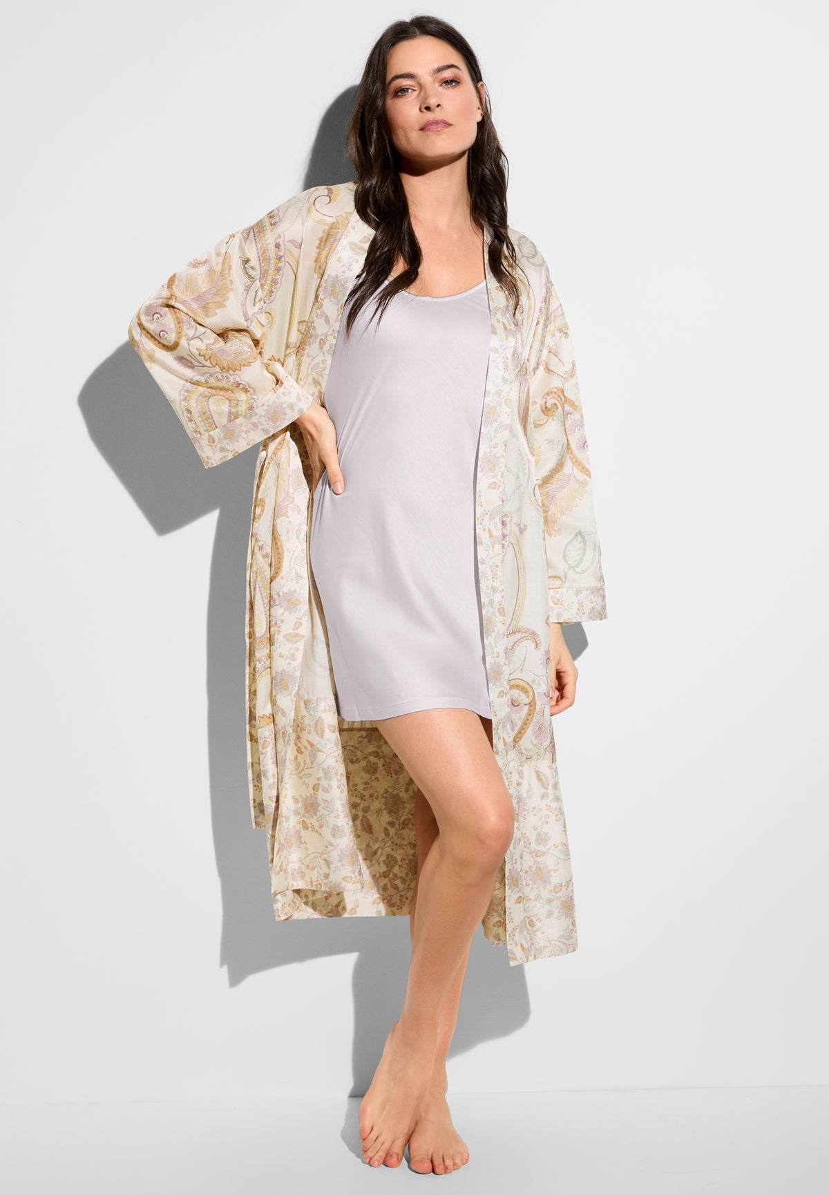 Silk Dreams | Nightgown spaghetti straps - lavender