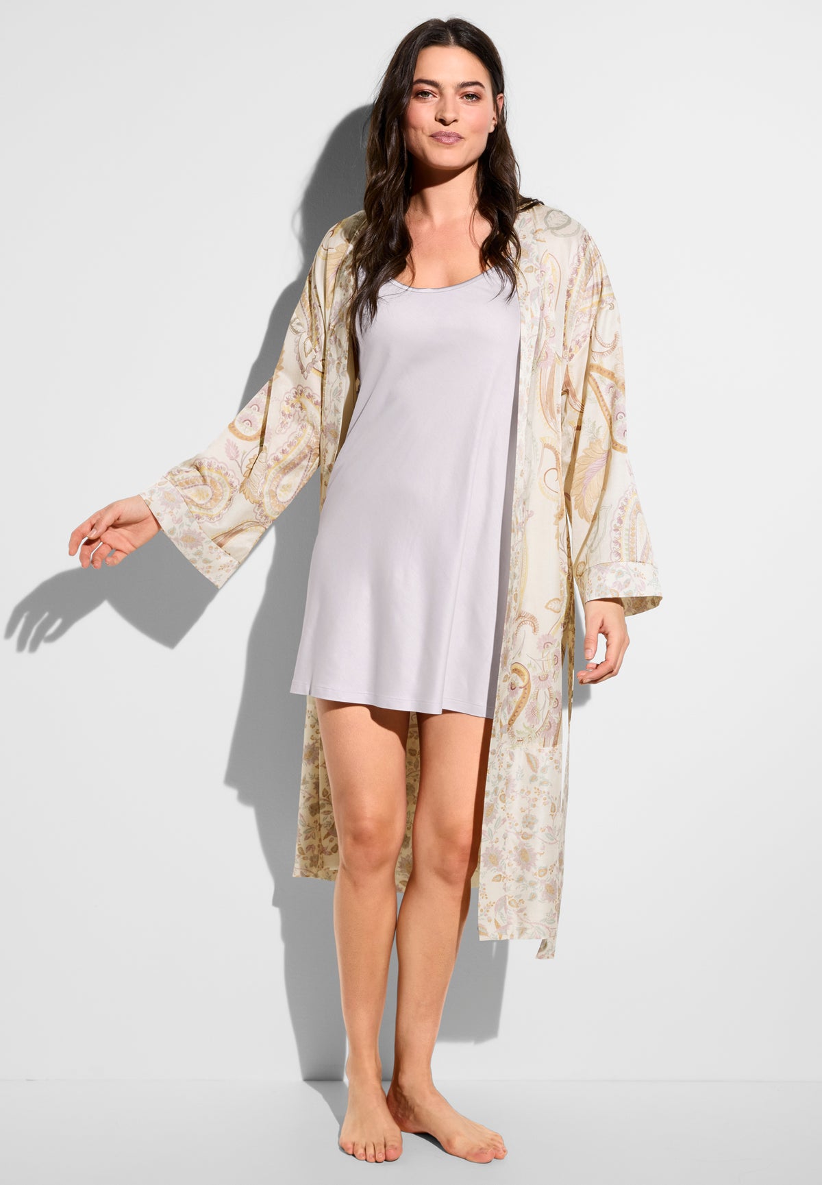 Silk Dreams | Nightgown spaghetti straps - lavender