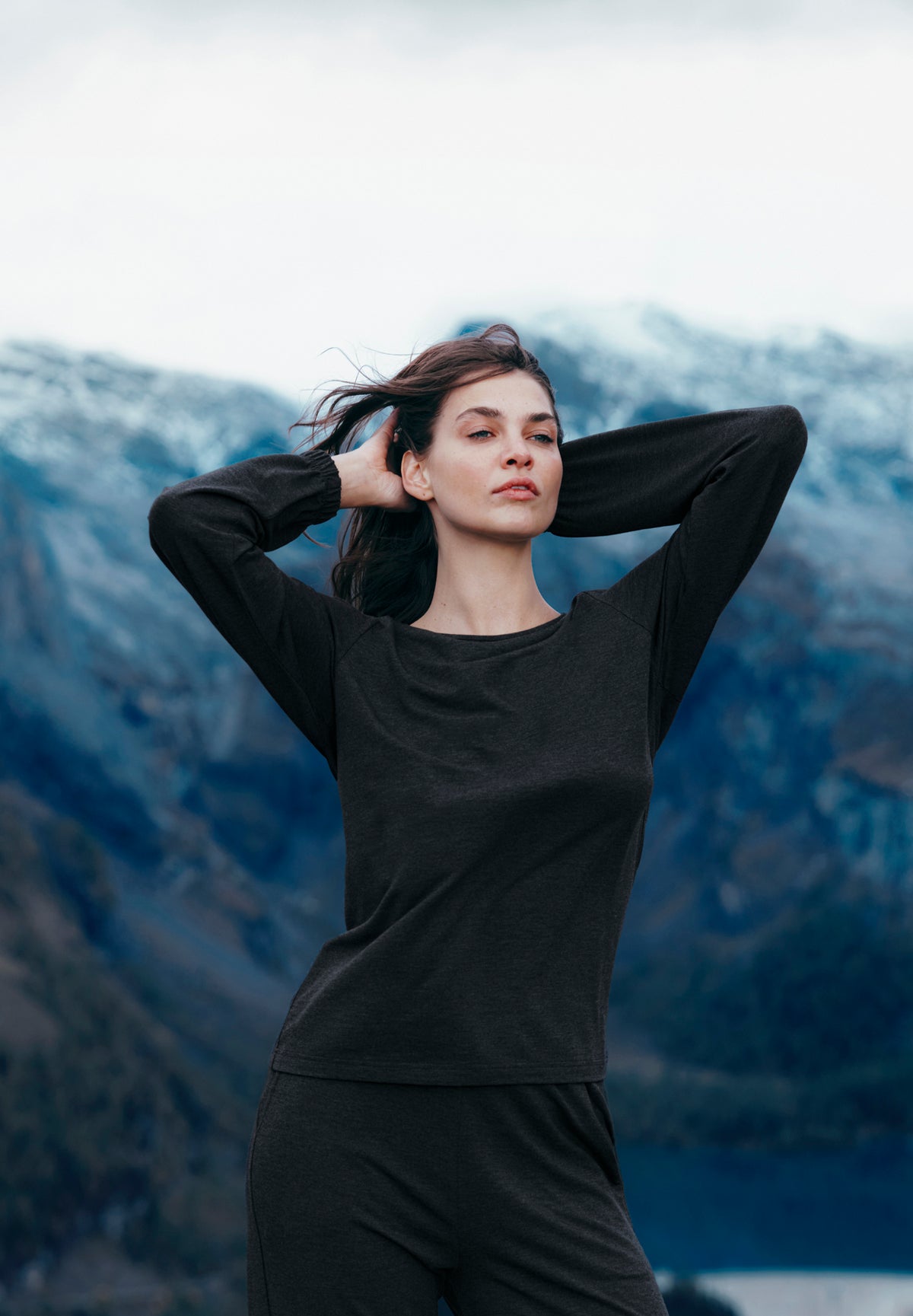 Soft Lounge | Hose lang - dark grey mélange