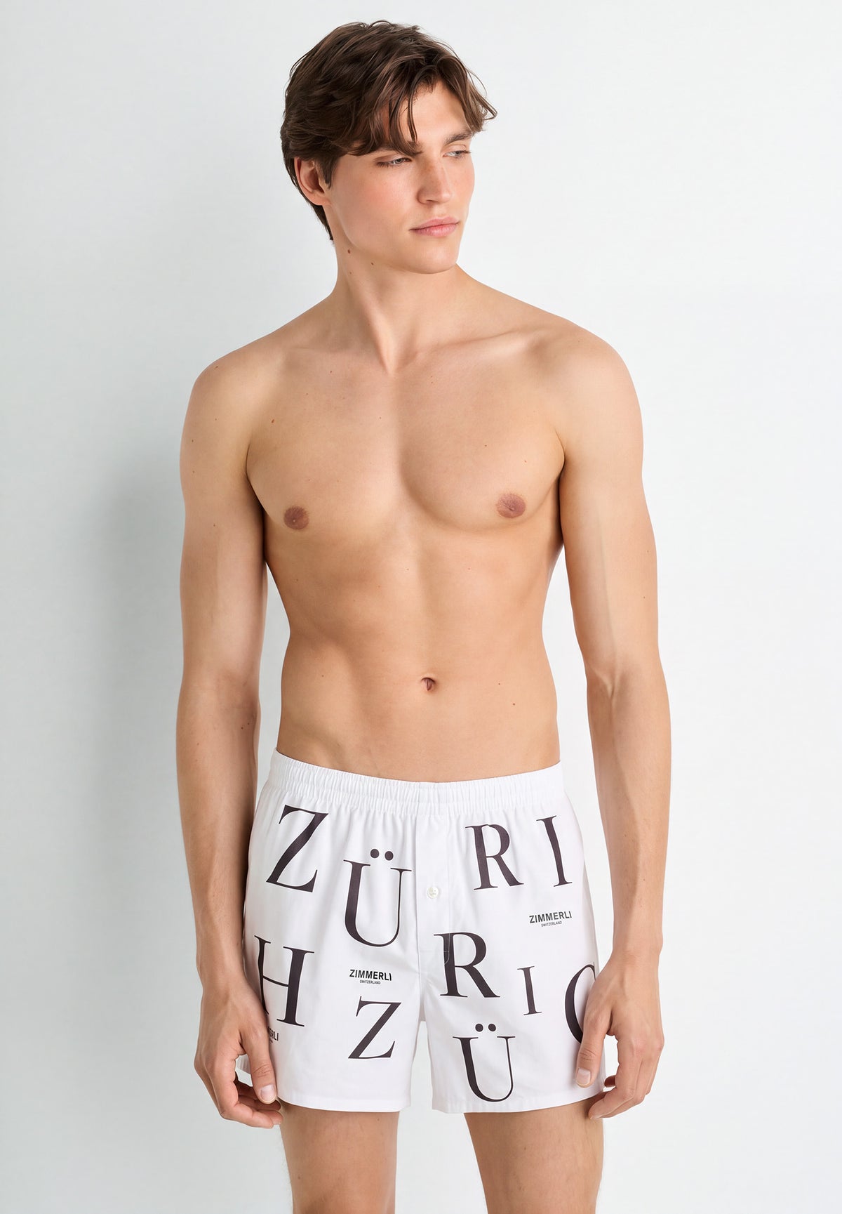 Zürich Boxershorts | 100% Baumwolle, gewebt, Regular Fit - Signature Zürich Print