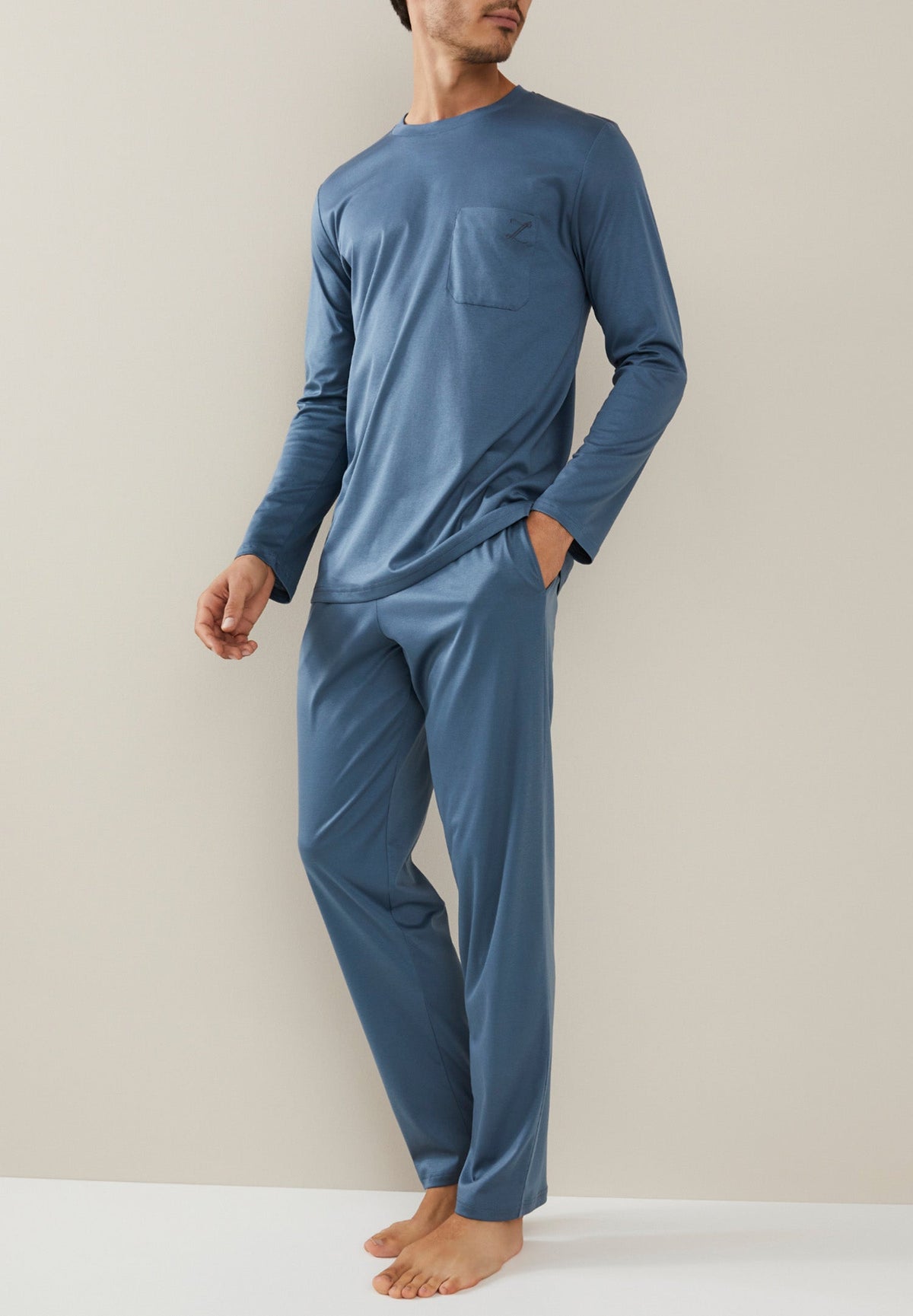 Sea Island | Pyjama Long - china blue