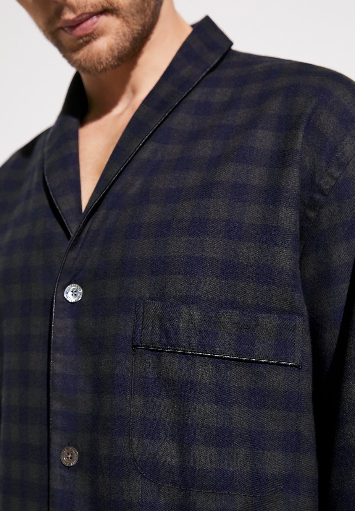 Cozy Flannel | Pyjama longues - navy check