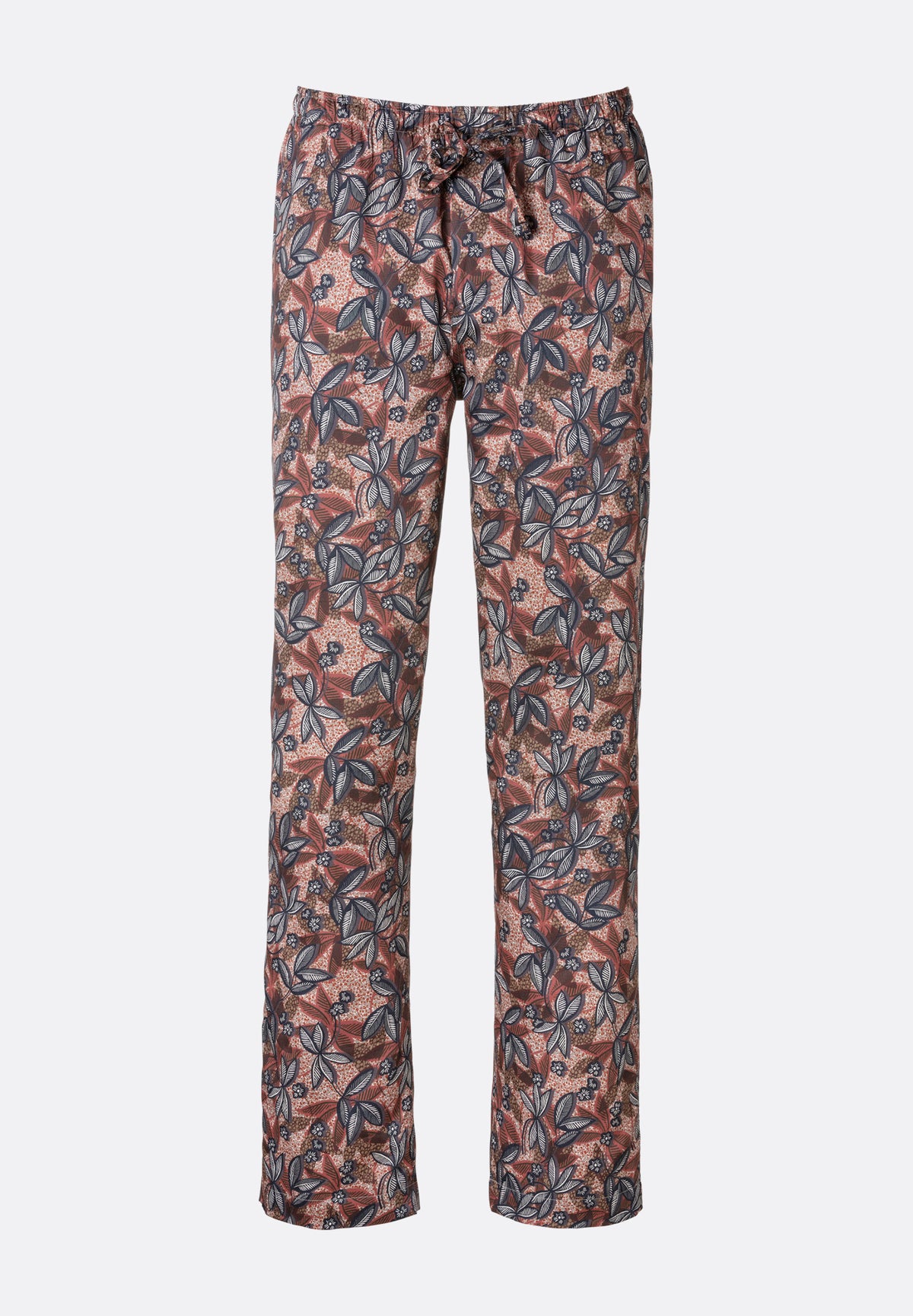Cotton Sateen Print | Pantalon - dark grey