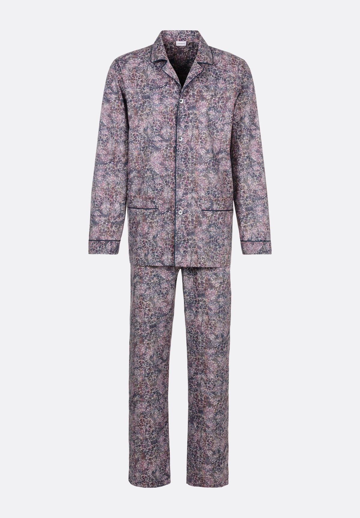 Cotton Poplin Print | Pyjama Long - multicolor