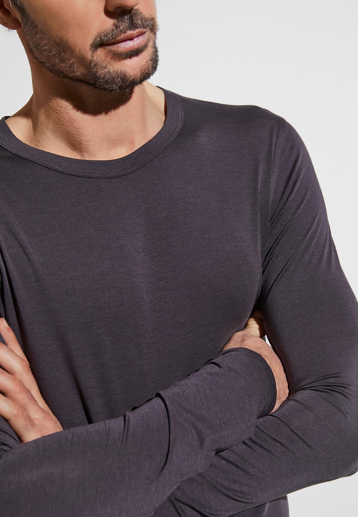 Cozy Comfort | T-Shirt à manches longues - anthrazit