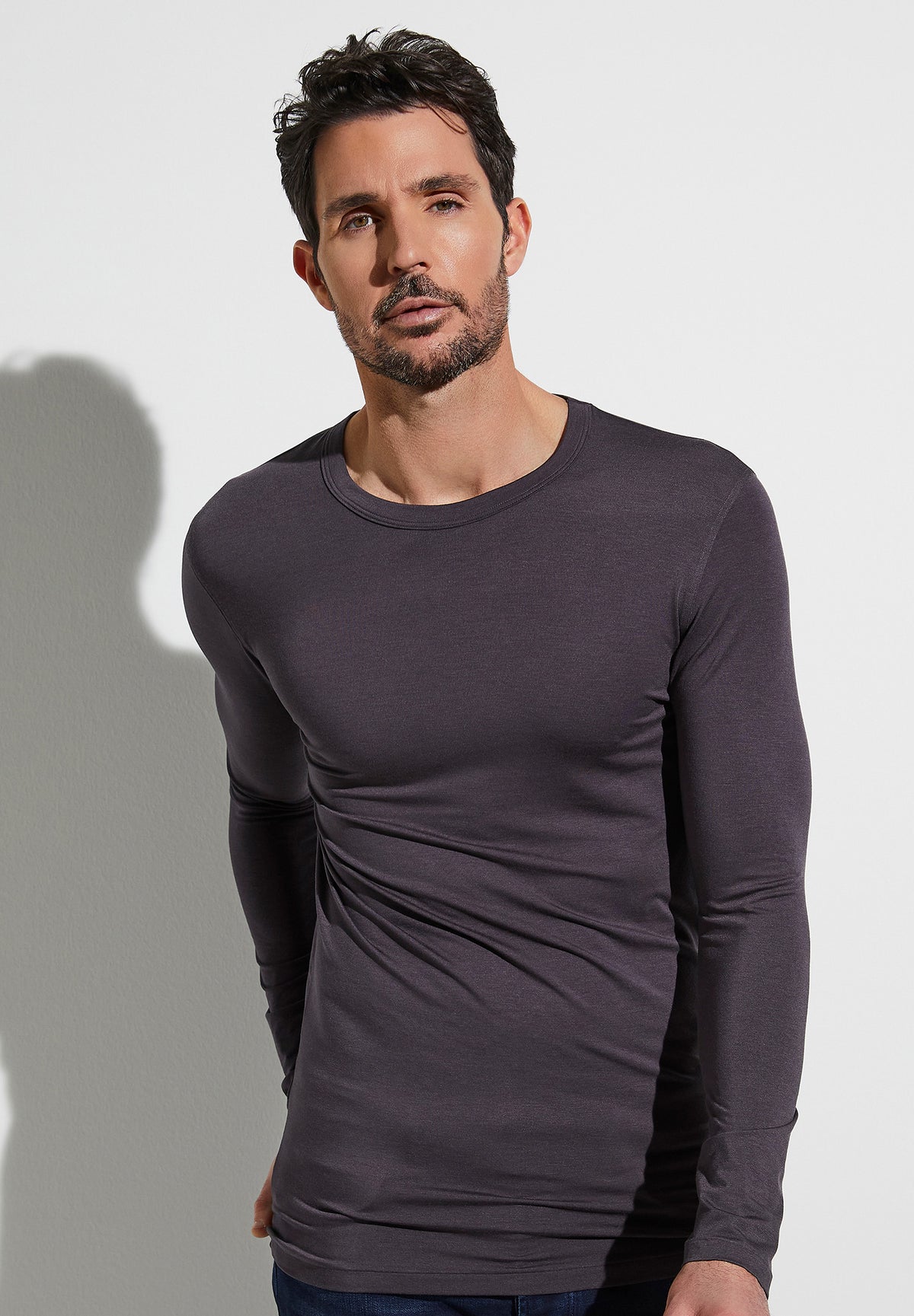 Cozy Comfort | T-Shirt Long Sleeve - anthrazit