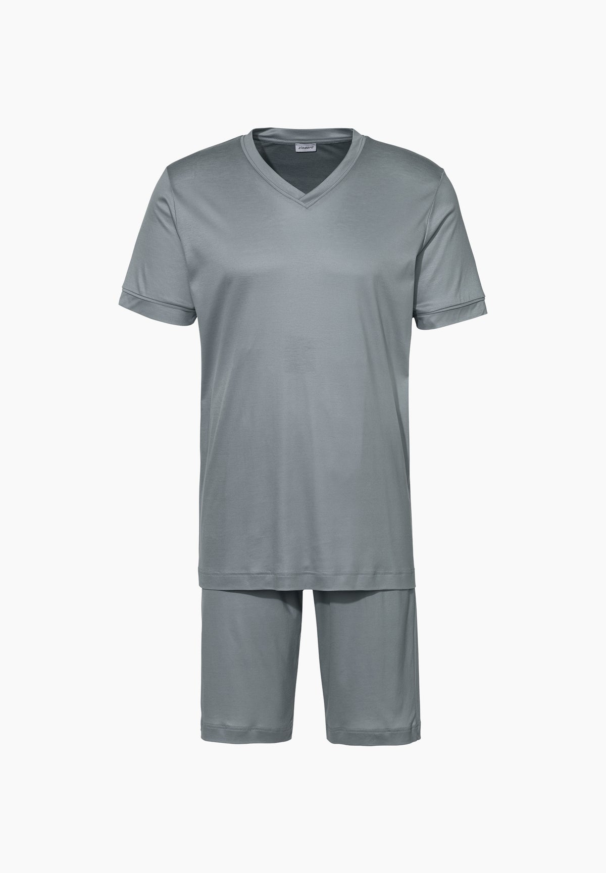 Sustainable Luxury | Pyjama court - blue grey