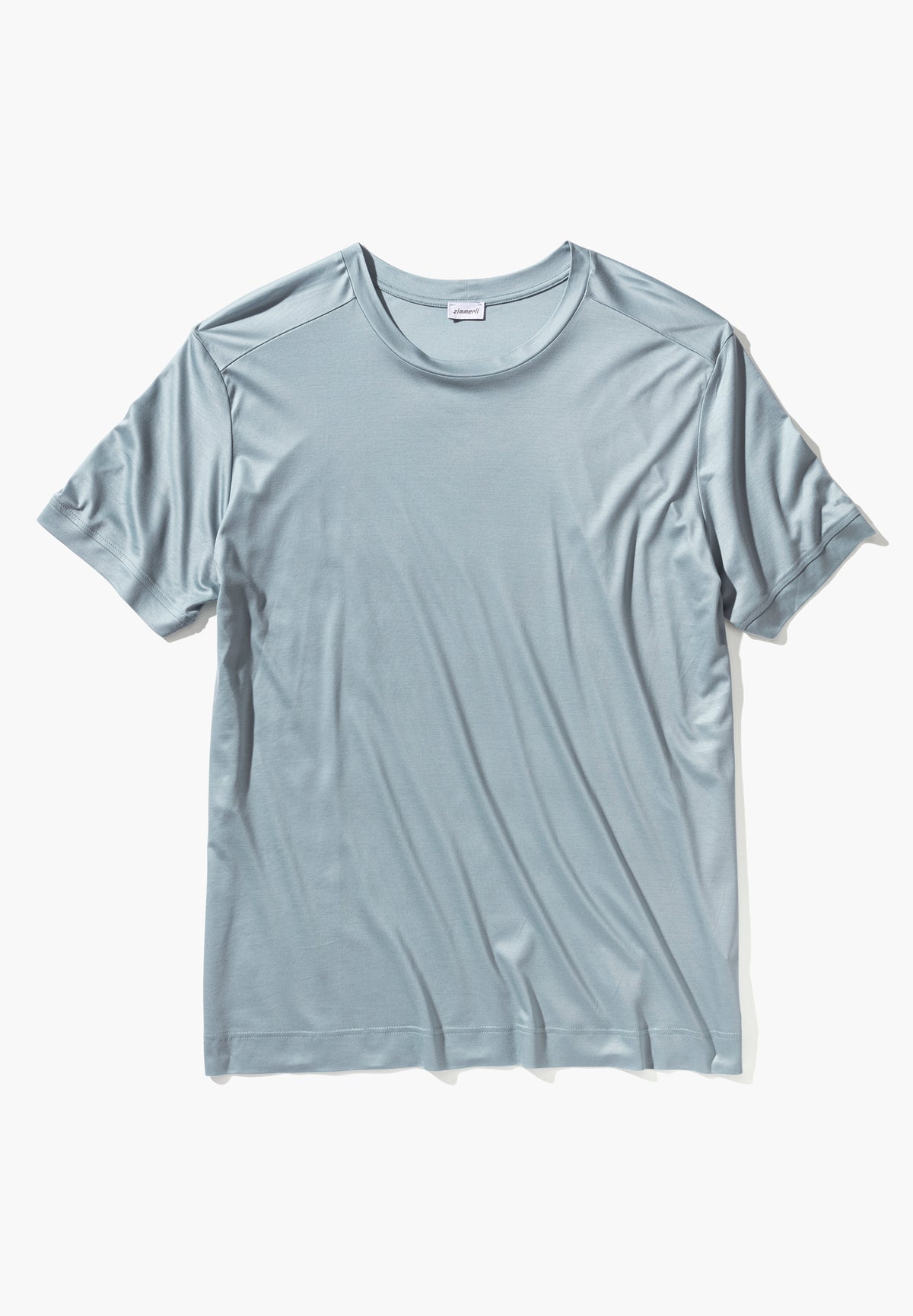 Sustainable Luxury | T-Shirt kurzarm - blue grey