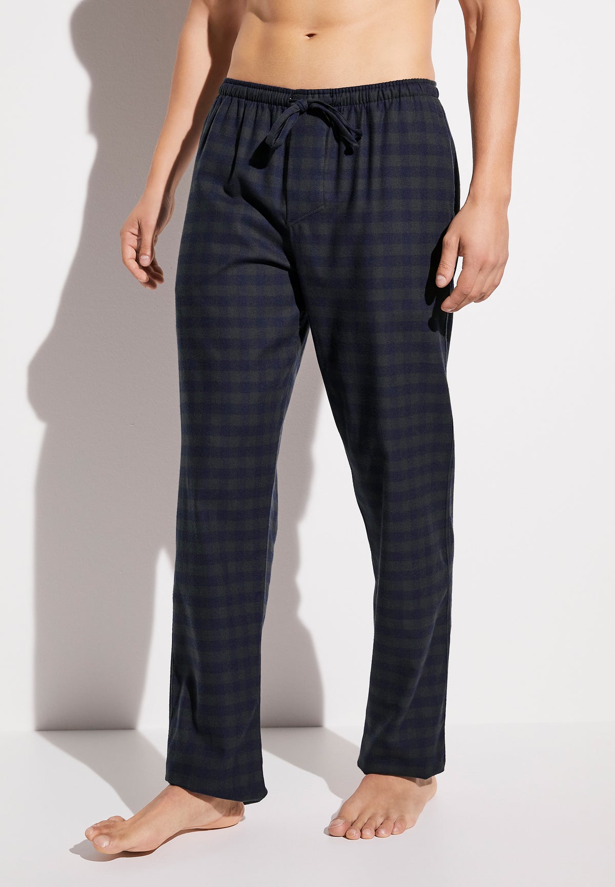 Cozy Flannel | Pants Long - navy check