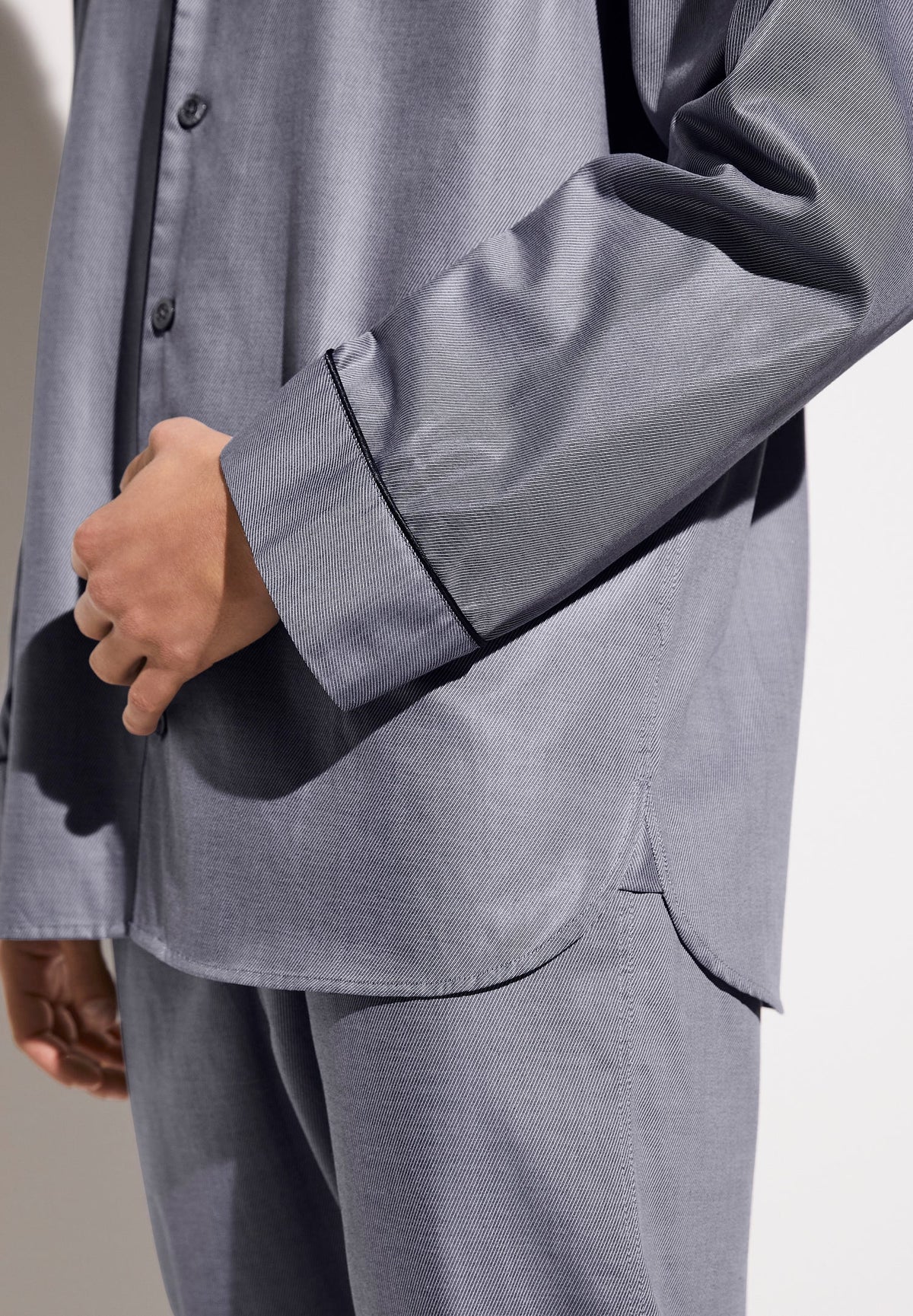 Luxury Jacquard | Pyjama lang - dark blue