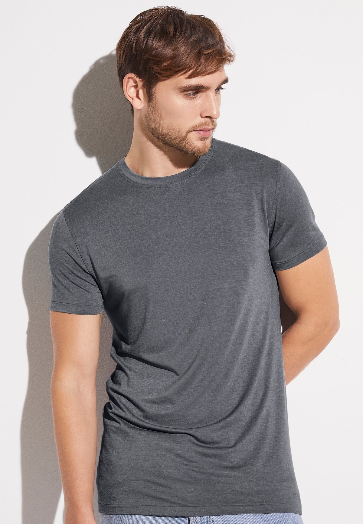 Cozy Comfort | T-Shirt Short Sleeve - steel blue