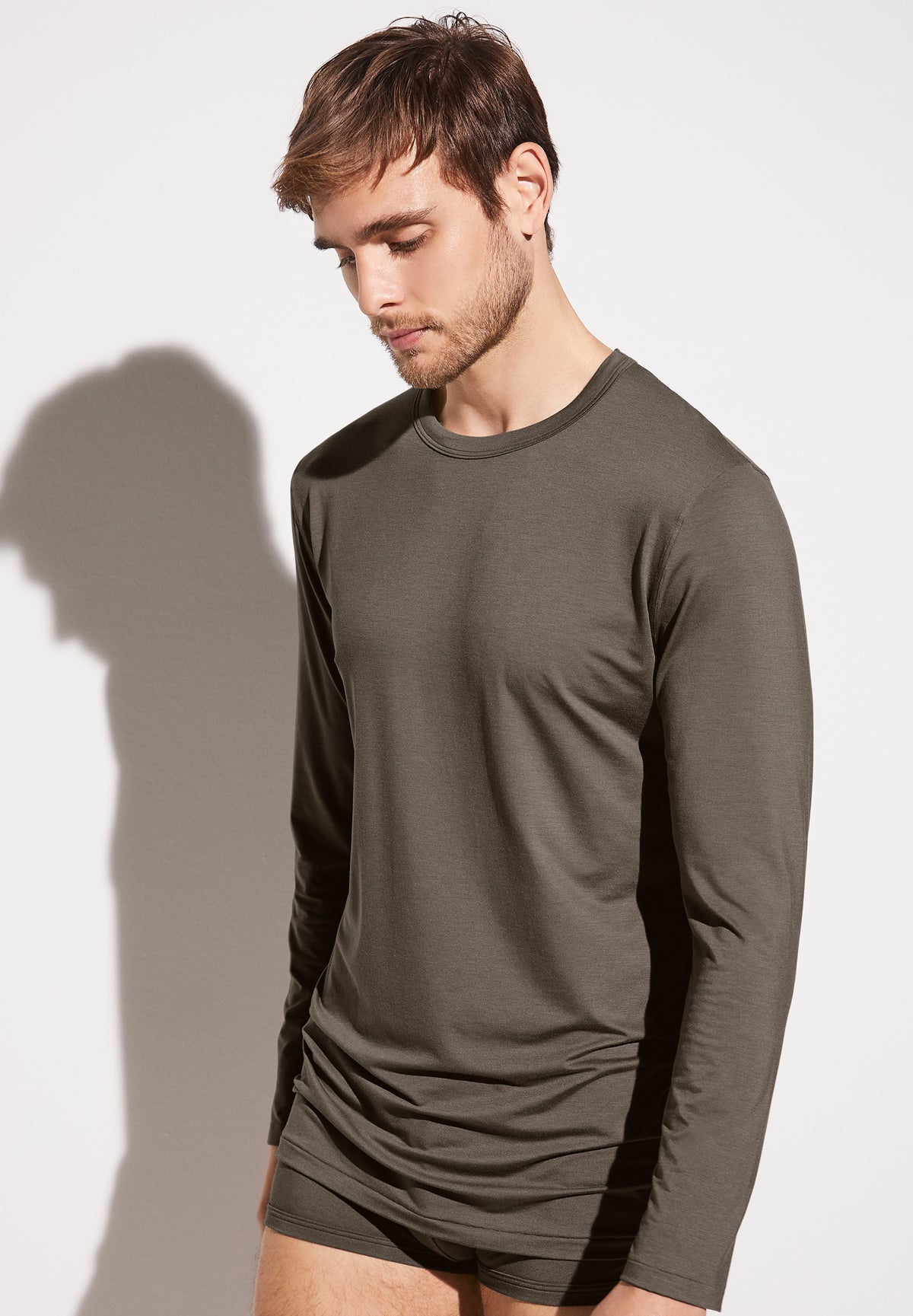 Cozy Comfort | T-Shirt Long Sleeve - cumin
