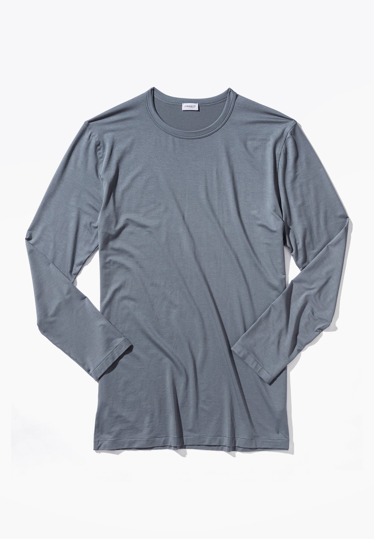 Cozy Comfort | T-Shirt Long Sleeve - steel blue