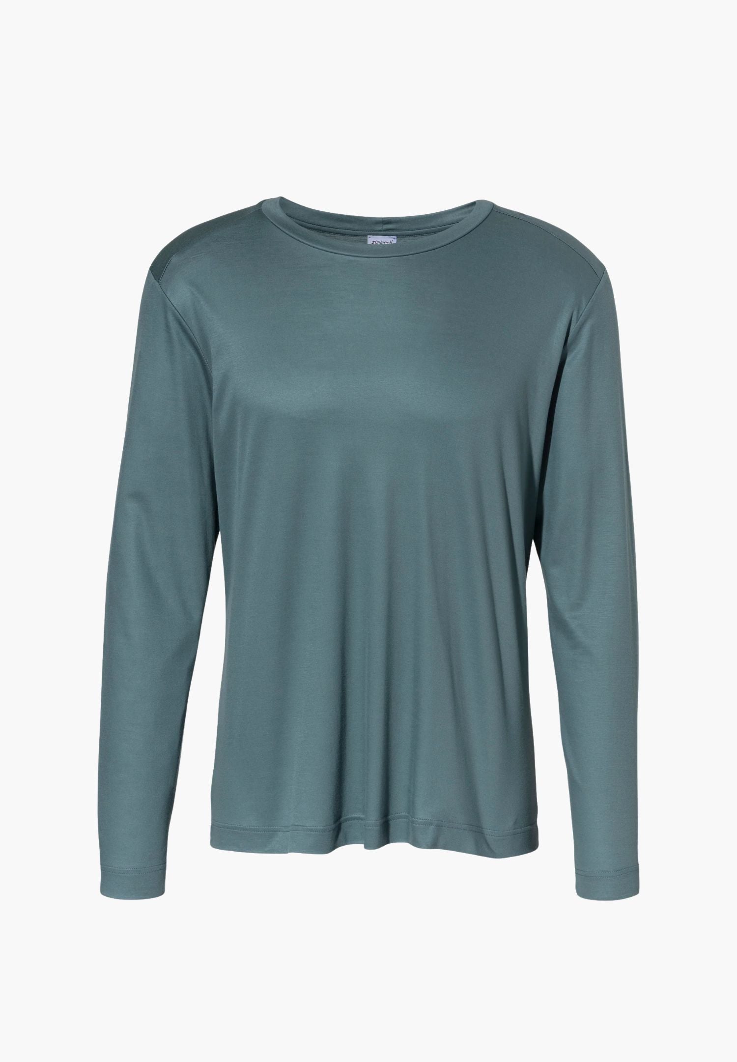 Sustainable Luxury | T-Shirt Long Sleeve - jade