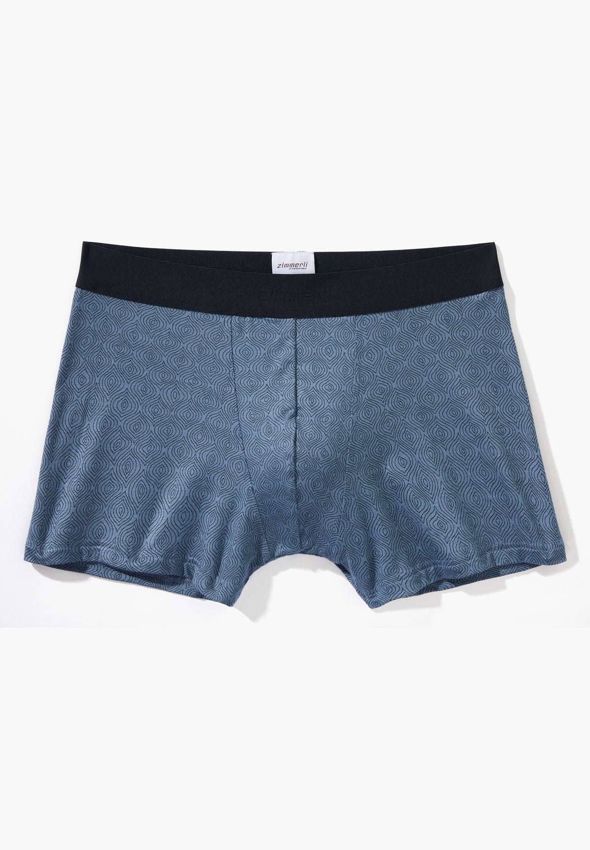 Pureness Print | Boxer Brief / Trunk - linear geo blue