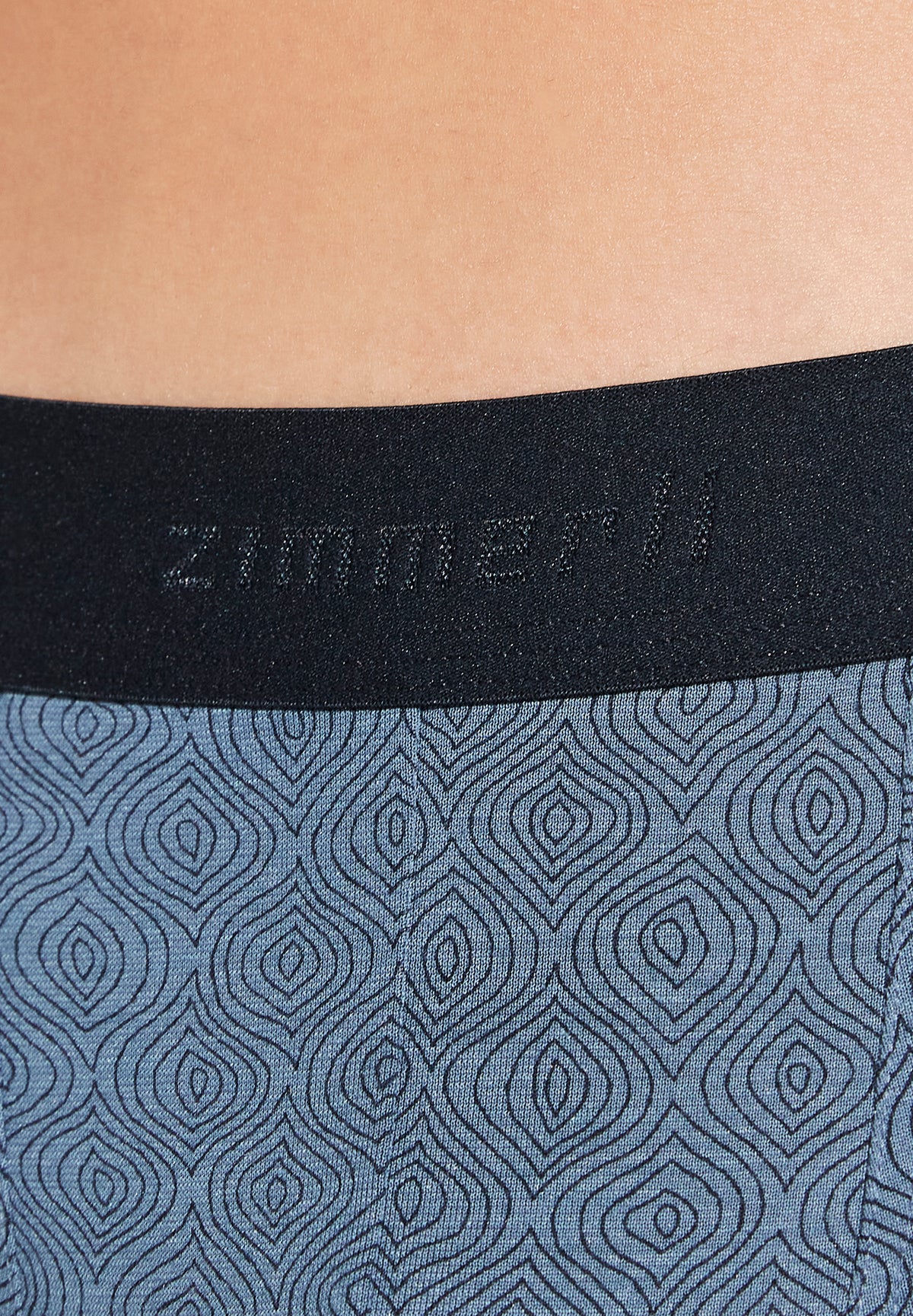 Pureness Print | Boxer Brief / Trunk - linear geo blue