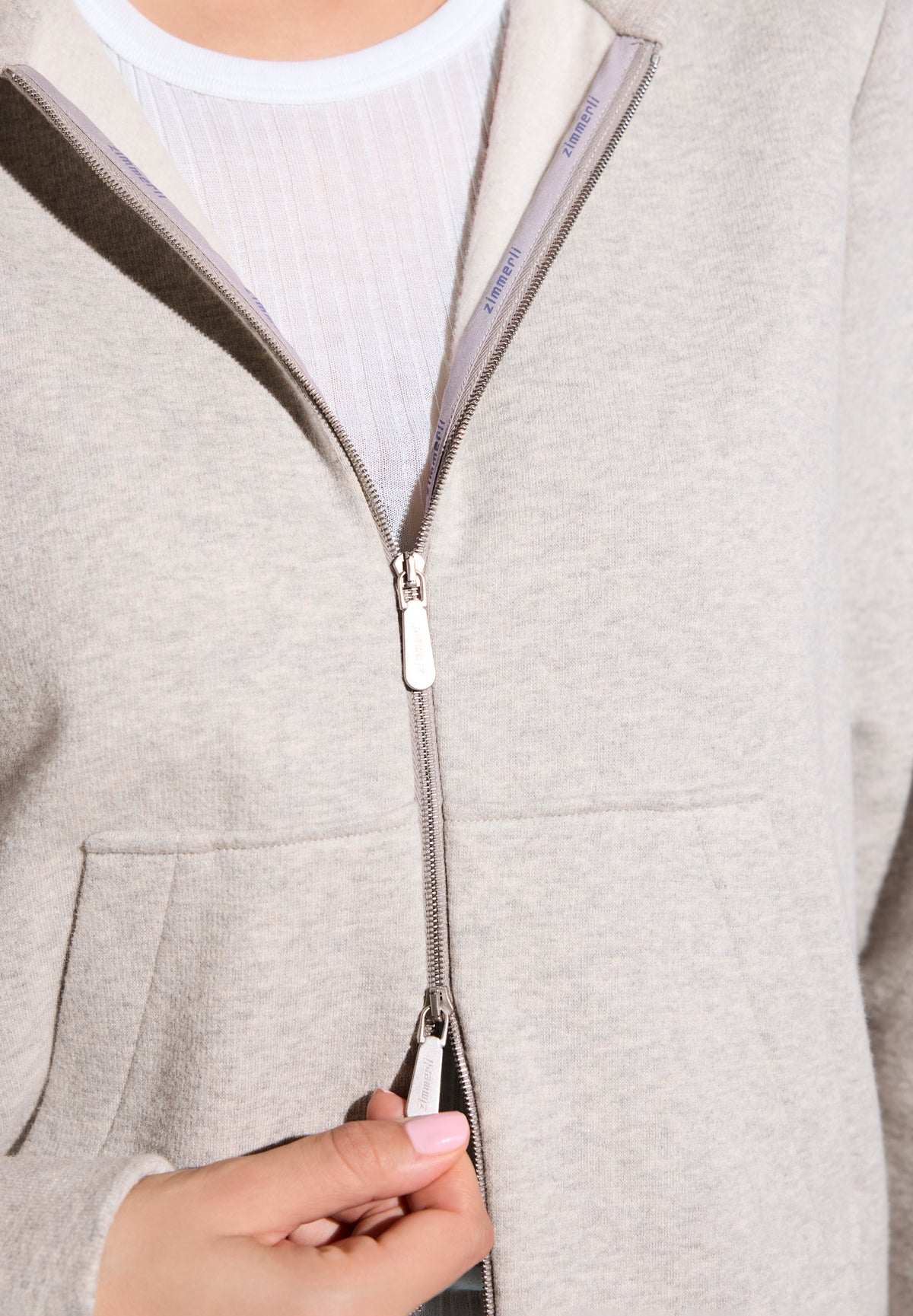 Winter Lounge | Jacke - light grey mélange