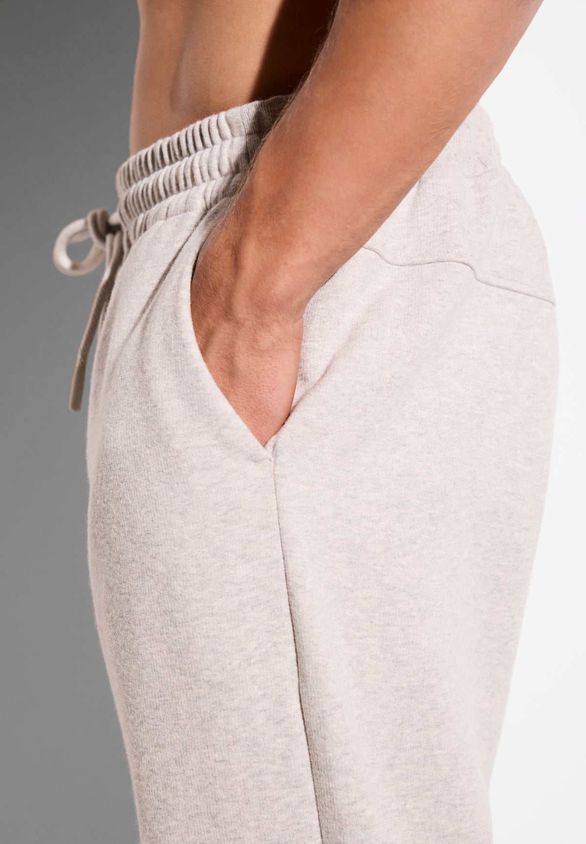 Winter Lounge | Hose lang - light grey mélange