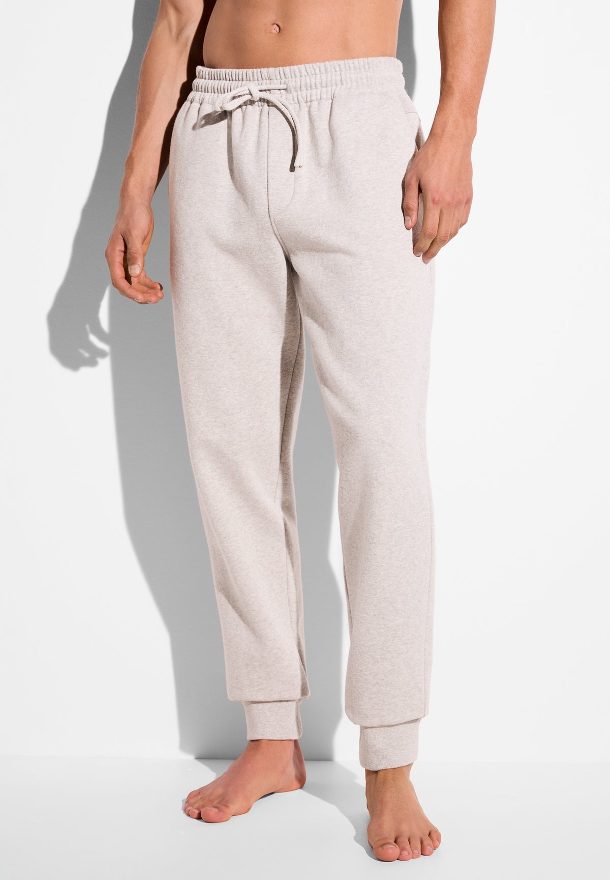 Winter Lounge | Hose lang - light grey mélange