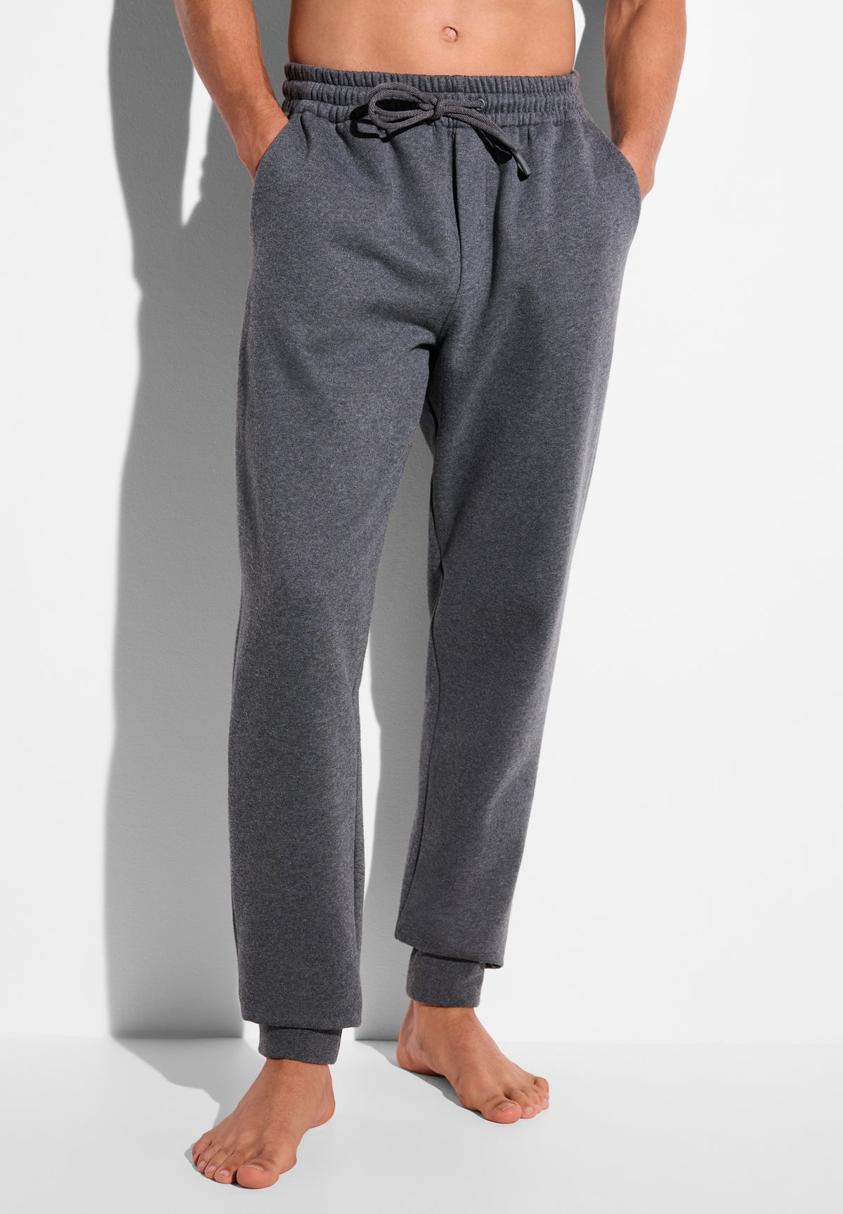 Winter Lounge | Hose lang - dark grey mélange