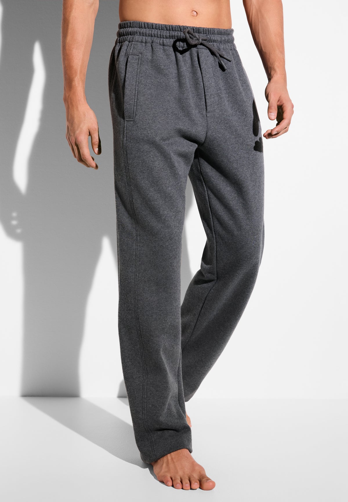 Winter Lounge | Hose lang - dark grey mélange