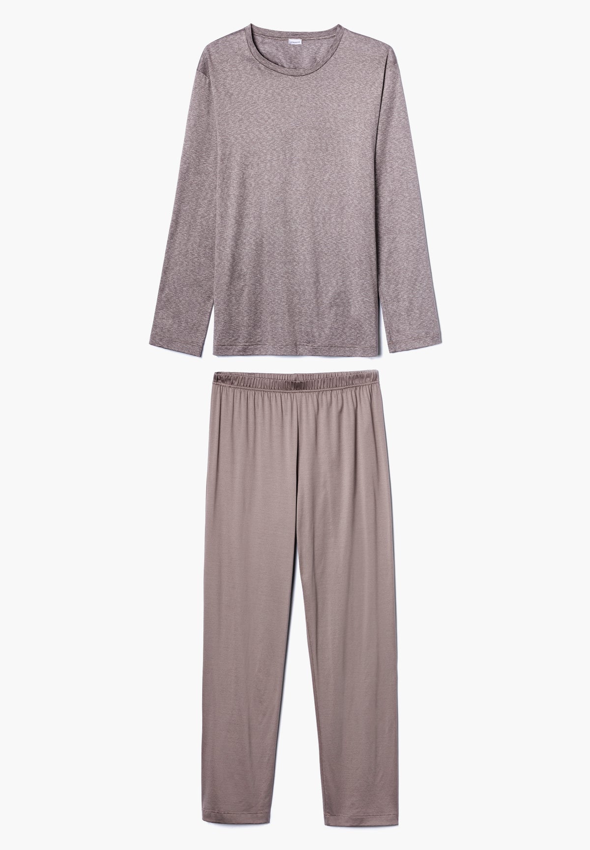 Cotton/Silk Stripes | Pyjama lang - walnut stripes