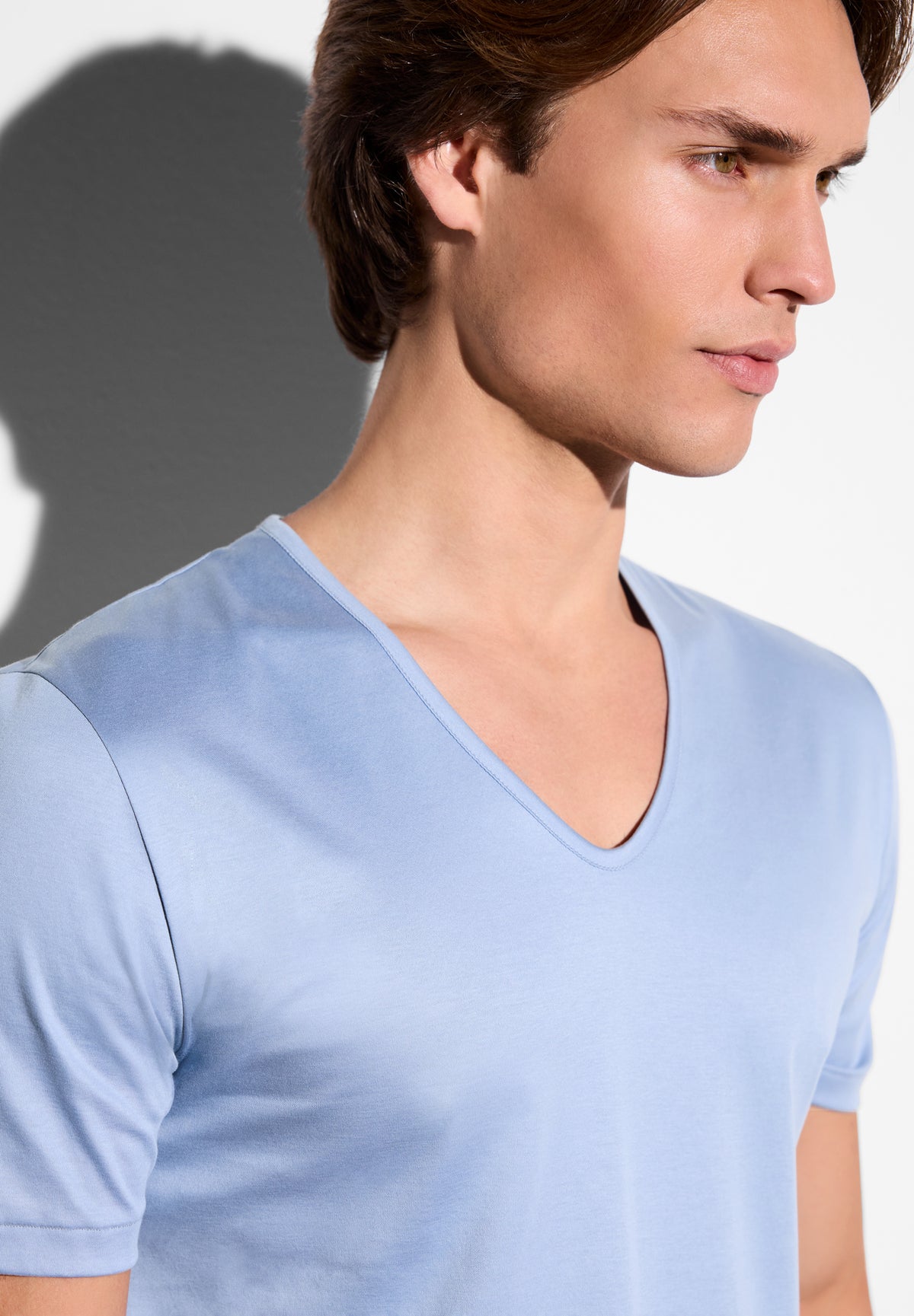 Sea Island | T-Shirt kurzarm V-Ausschnitt - mountain lake