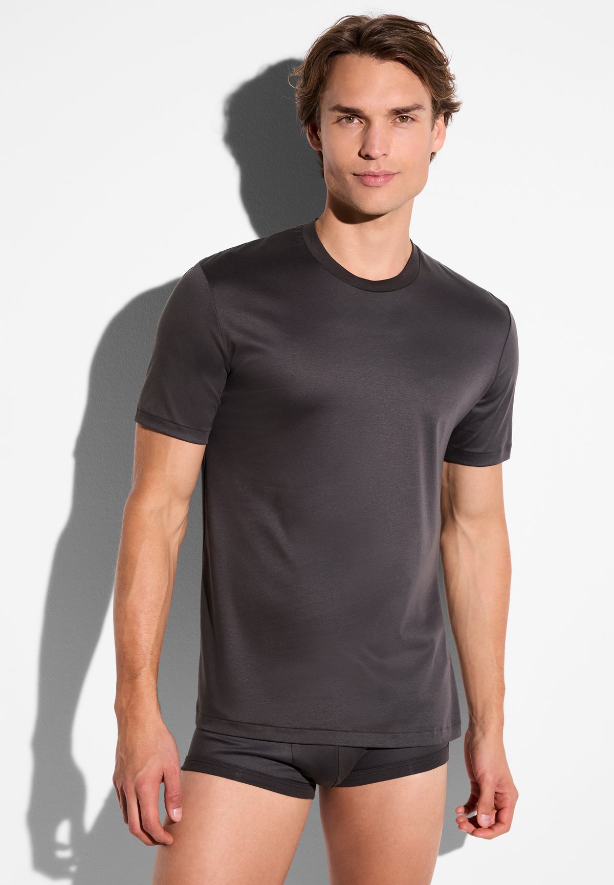 Sea Island | T-Shirt kurzarm - espresso