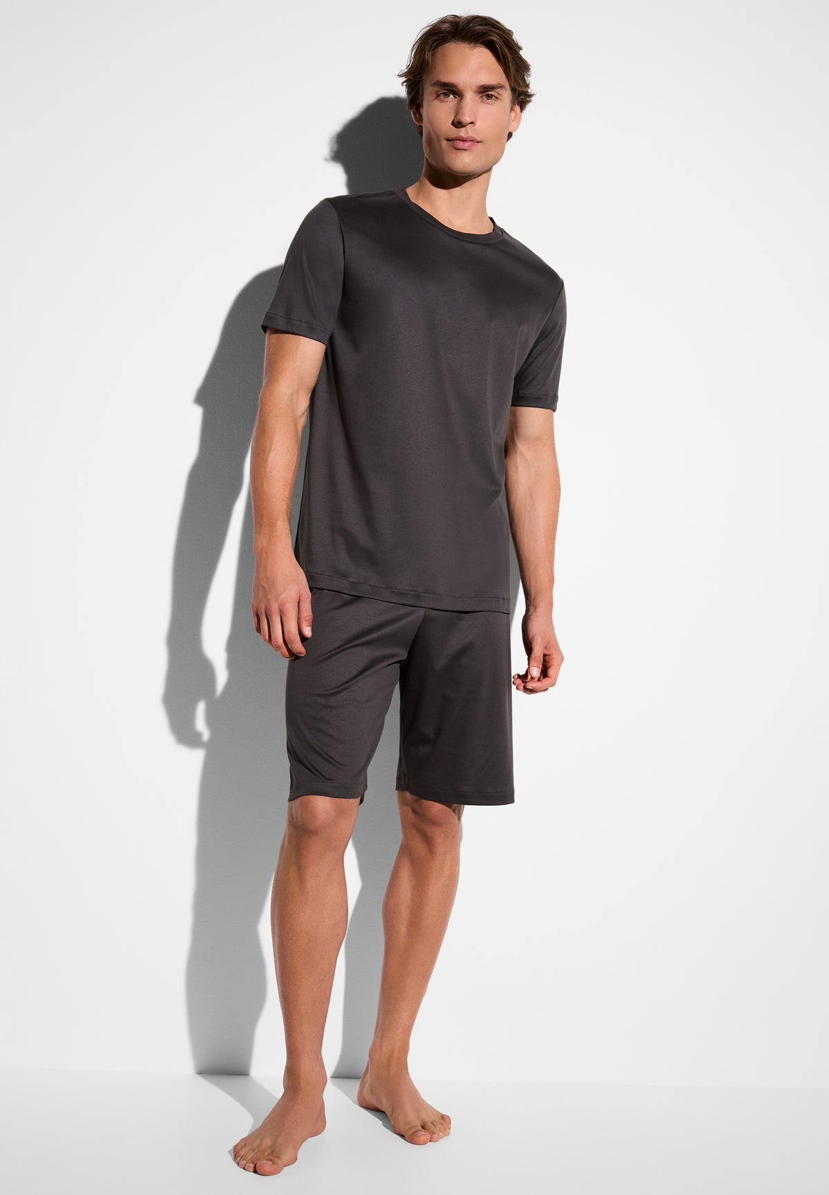 Sea Island | Pyjama kurz - espresso