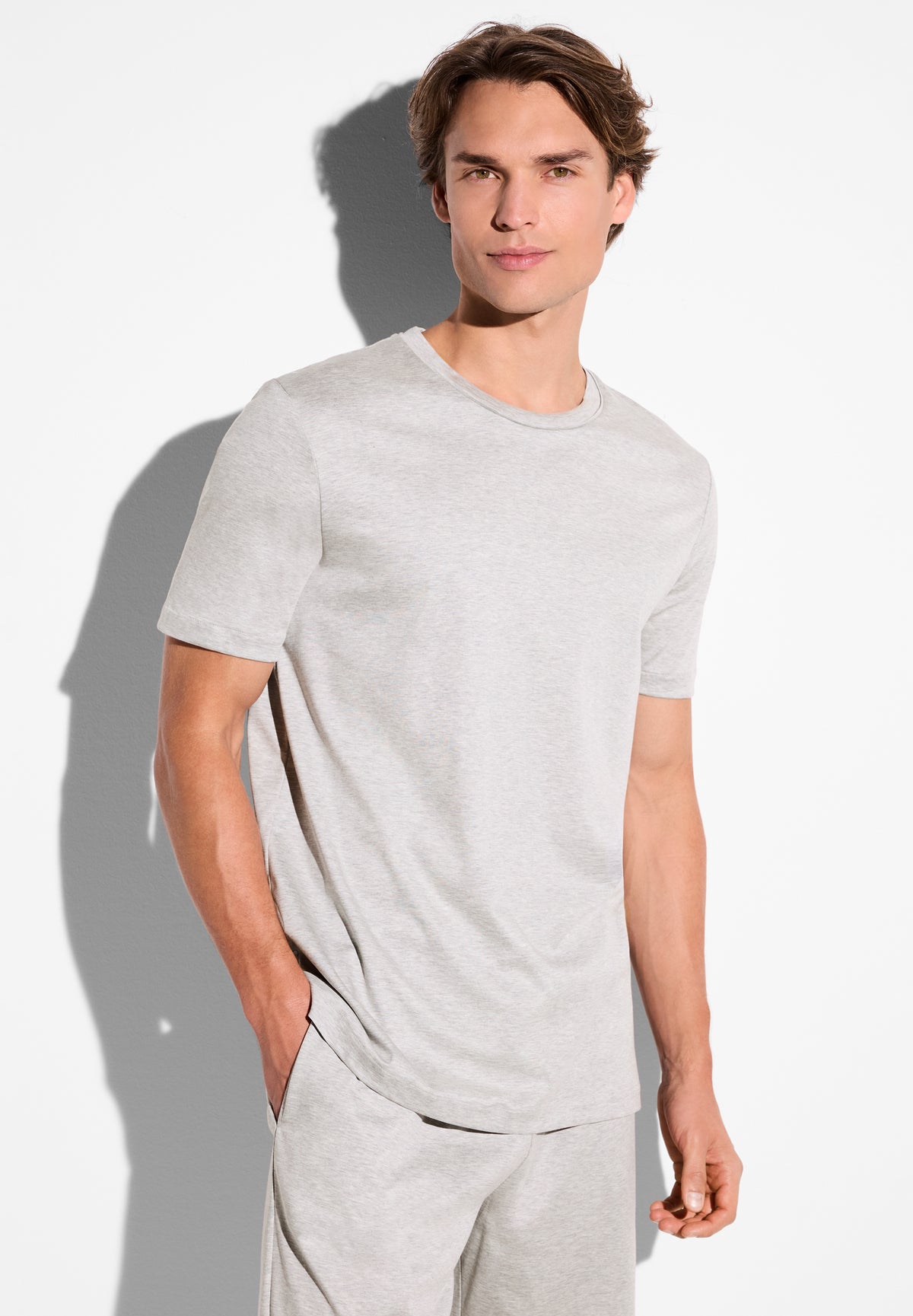 Sea Island Limited | T-Shirt Short Sleeve  - grey mélange