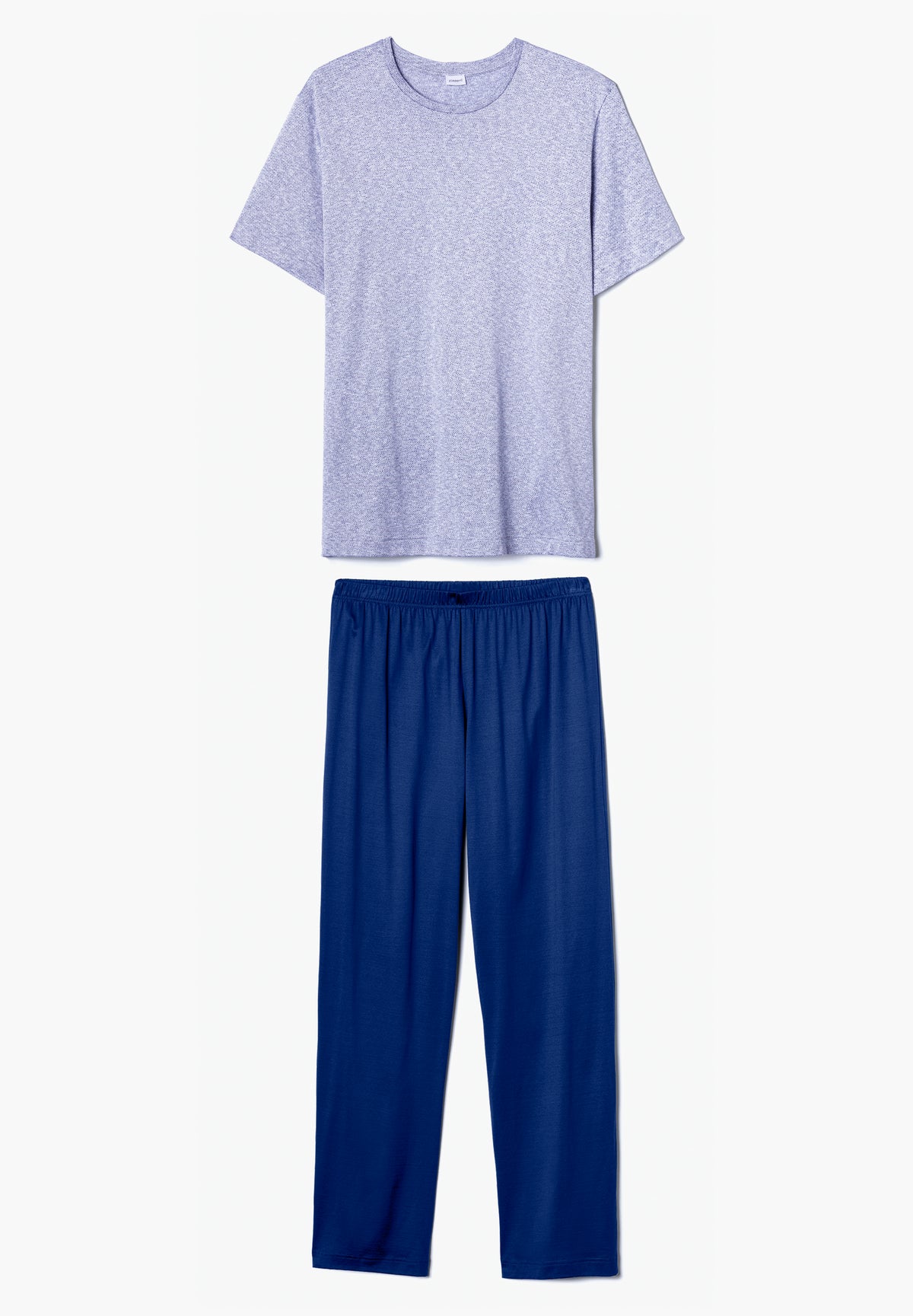 Filodiscozia | Pyjama Long Short Sleeve - geo grey blue